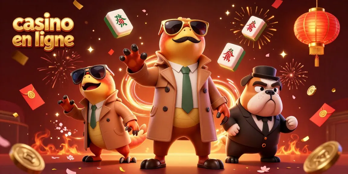Jouer dans un casino en ligne avec des raptors déguisés et une ambiance festive animée.