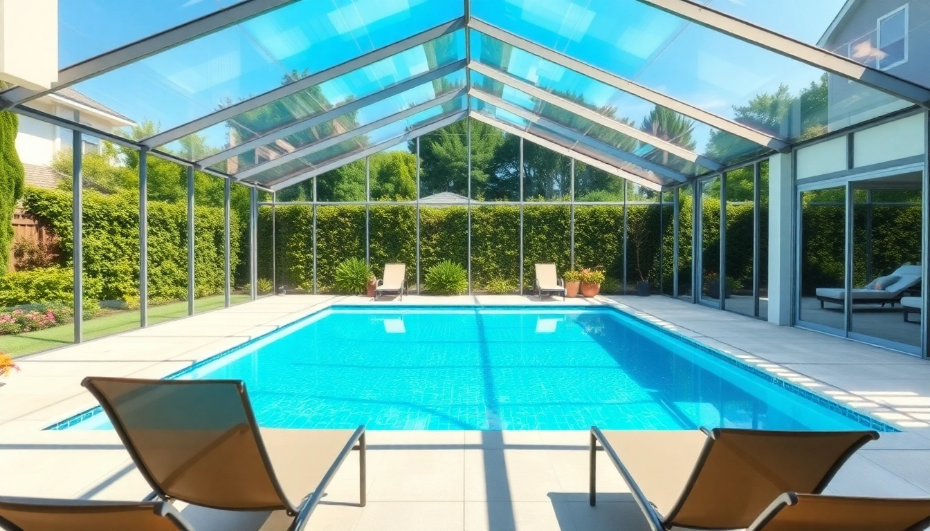 Elegant Pool Enclosure designed to enhance the outdoors, emphasizing luxury and comfort.