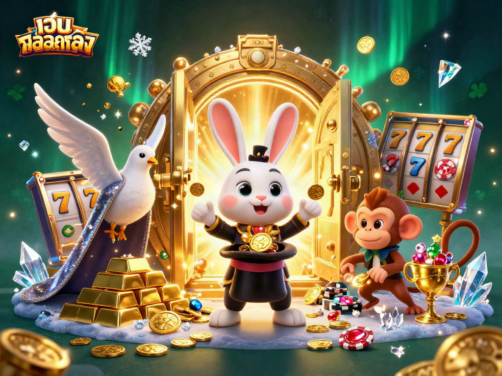 Spin jackpots and win big with เว็บสล็อตตรง in a vibrant casino scene full of excitement!