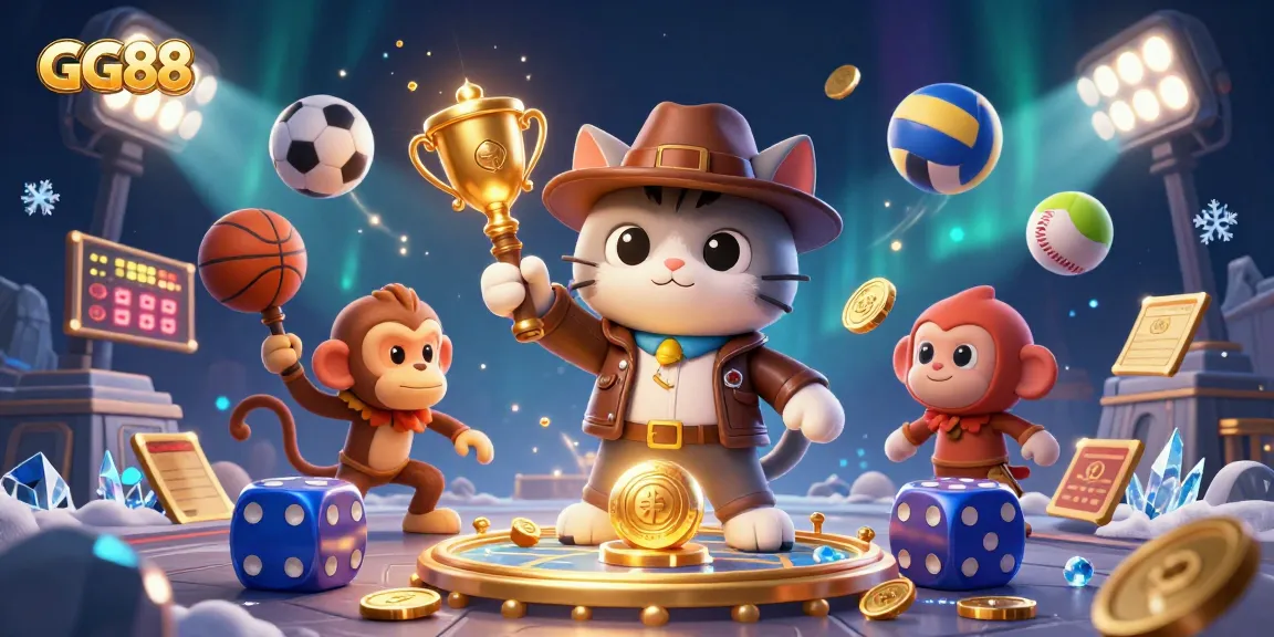 Experience GG88's thrilling gaming adventures with a charming explorer and ancient treasures.