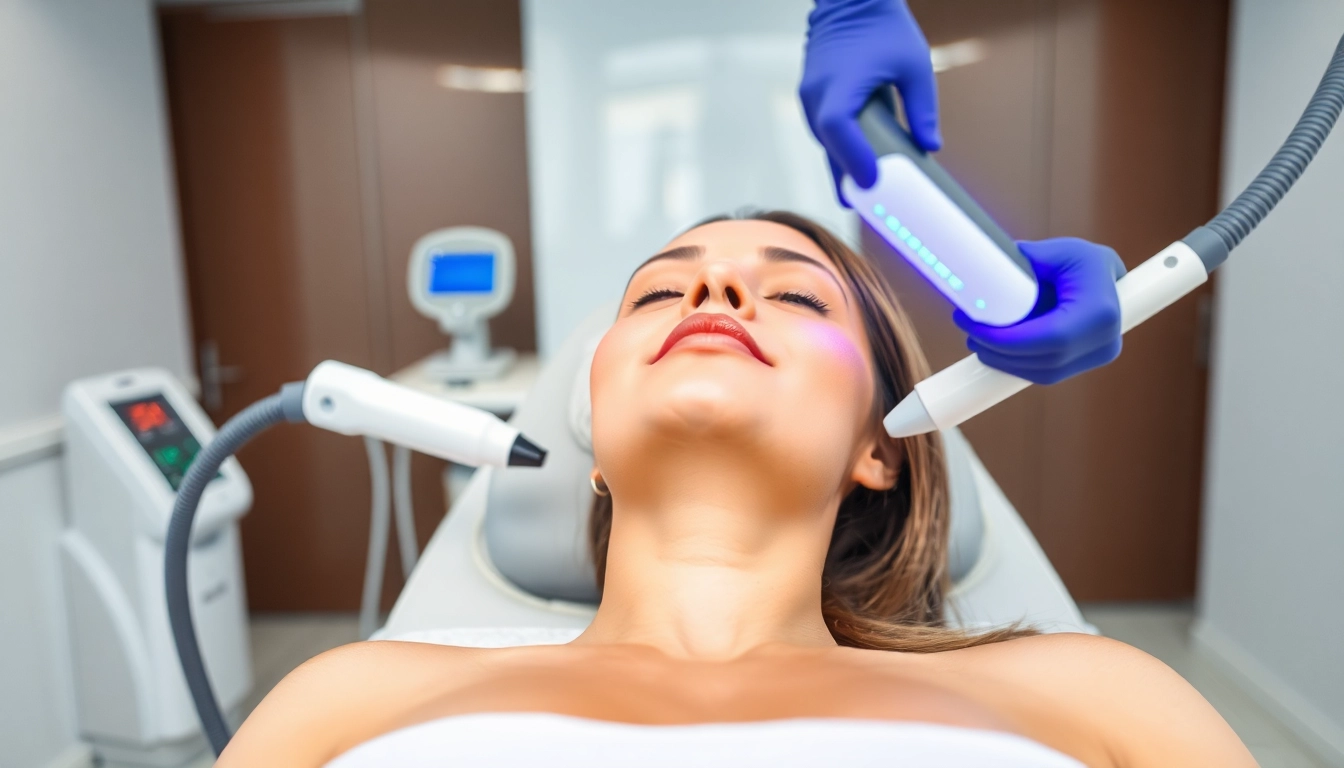 Experience laser hair removal treatment in a modern clinic with professional care.