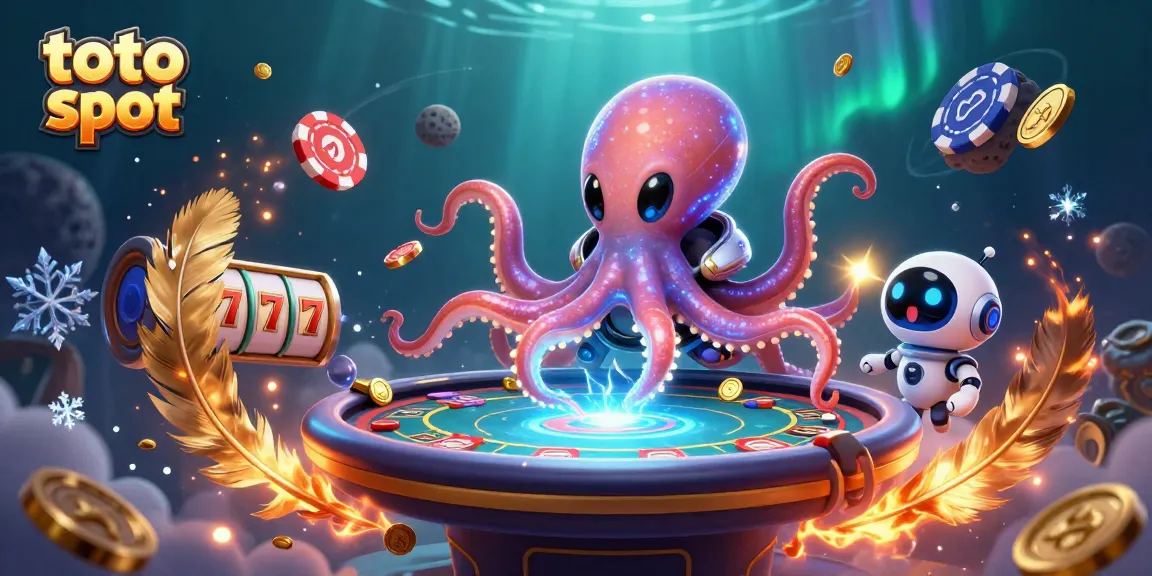 Melihat permainan toto slot dengan karakter luar angkasa dan daya tarik kasino.