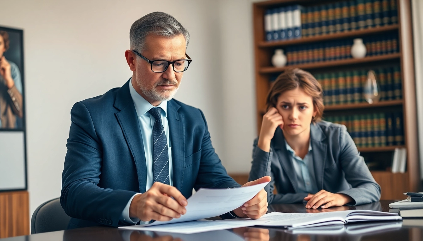 Consultation with an Alpharetta Truck Accident Lawyer showcasing professionalism and empathy.