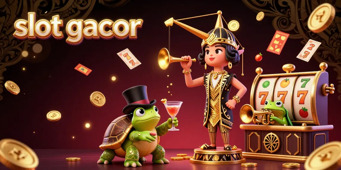 Experience thrilling gameplay with slot gacor in an energetic speakeasy atmosphere filled with dynamic casino elements.
