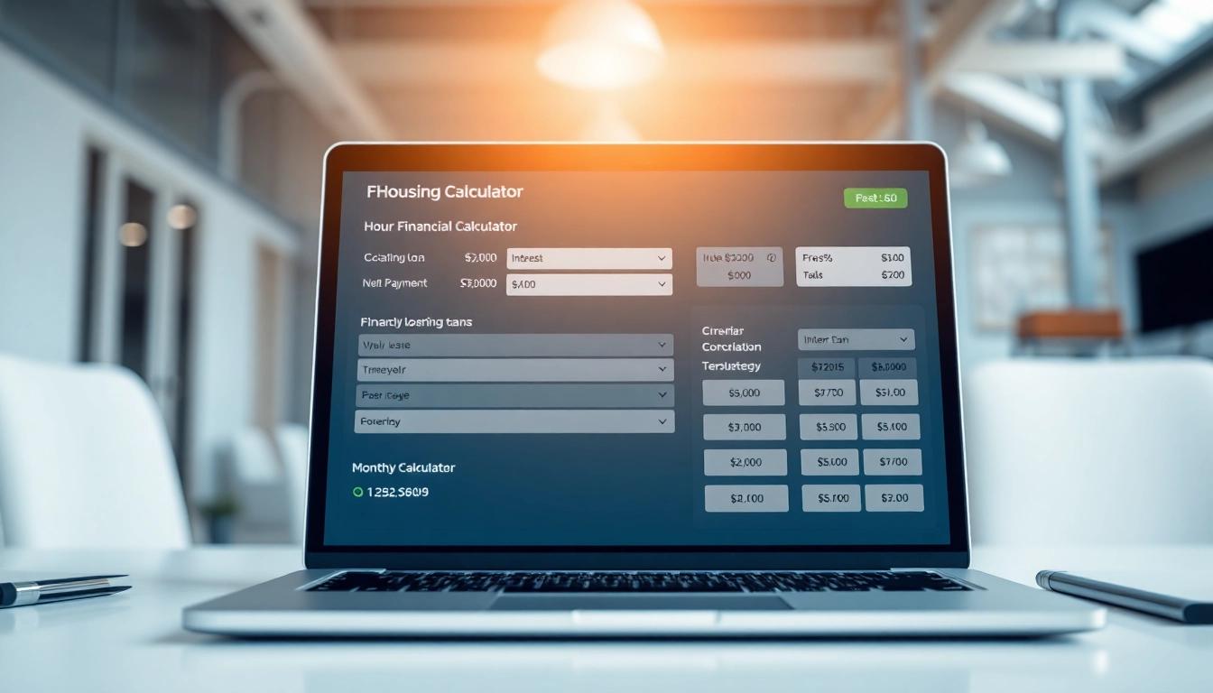 Simulación de cuotas INVU por monto, mostrando una calculadora financiera moderna y profesional.