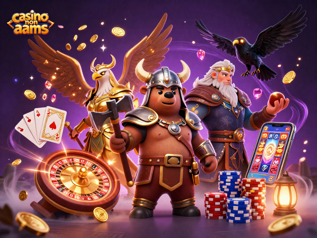 Giocatori che esplorano le opportunità nei casino non aams con un'illustrazione accattivante di avventure di gioco.