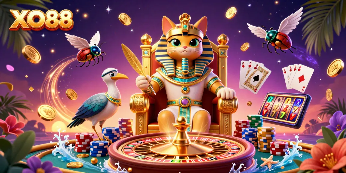 Experience thrilling moments at XO88 with vibrant 3D casino elements and rich visuals.