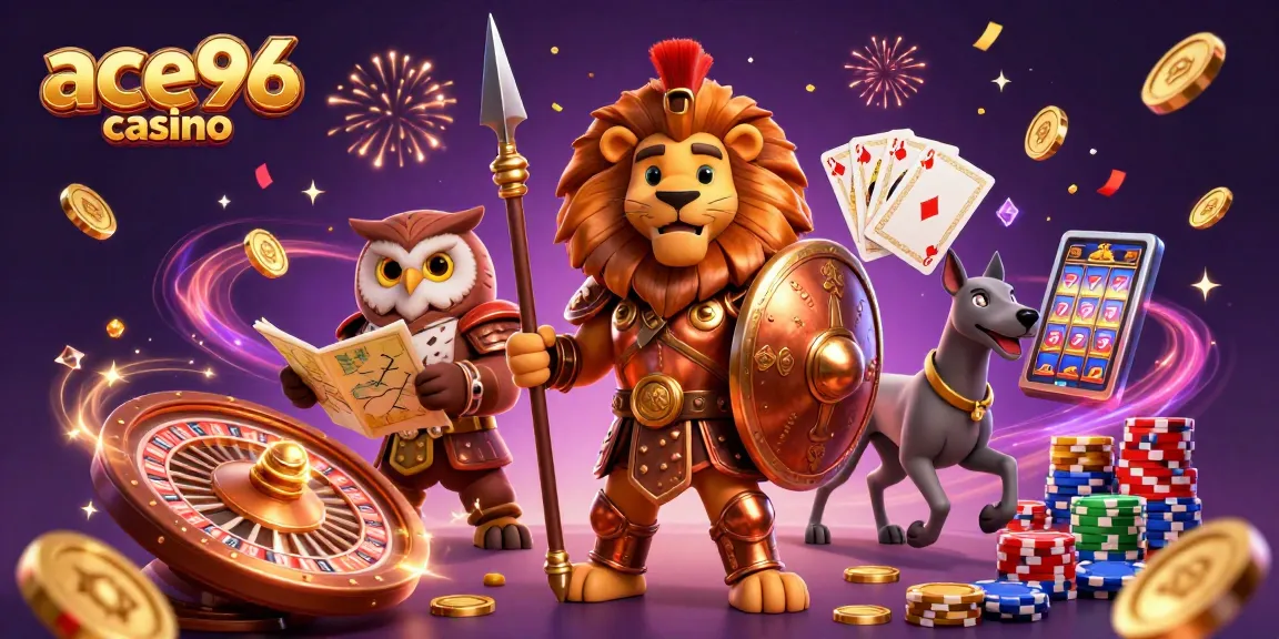 Experience the thrill at ace96 casino with dynamic gaming action and festive energy!