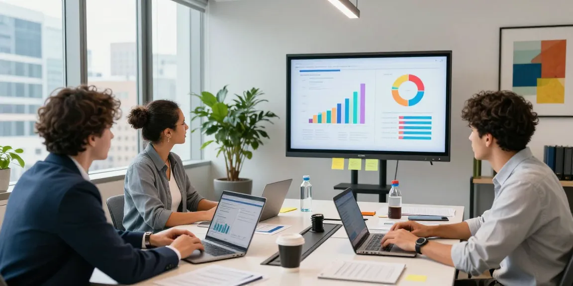 Team collaboration in a modern office showcasing WPSoffice-ch capabilities and tools.