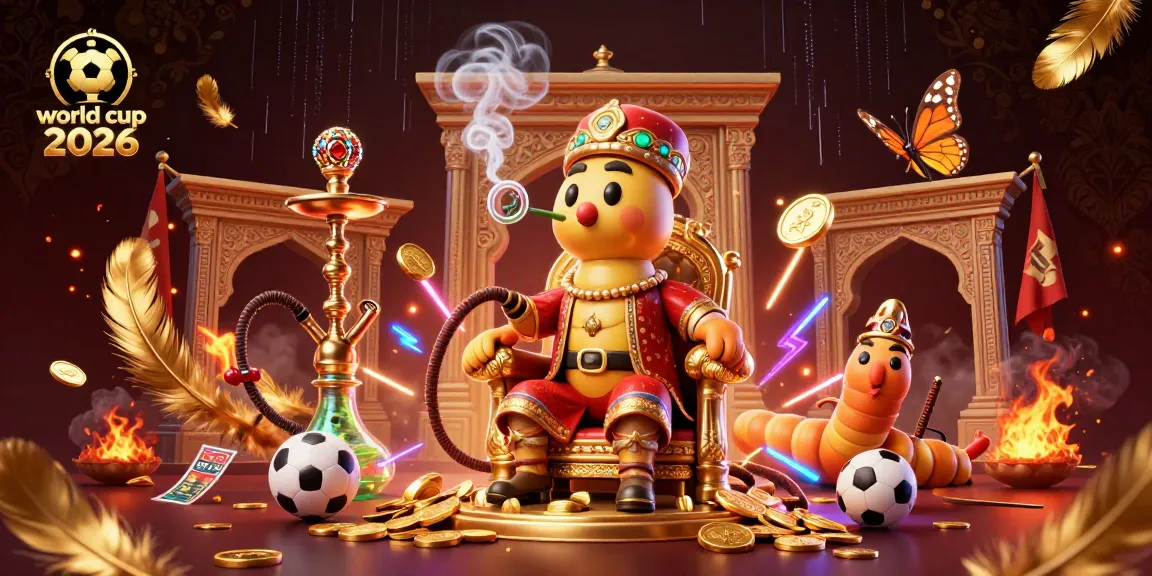 Engage in thrilling sports betting excitement at world cup 2026 with dynamic illustration filled with vibrant elements.