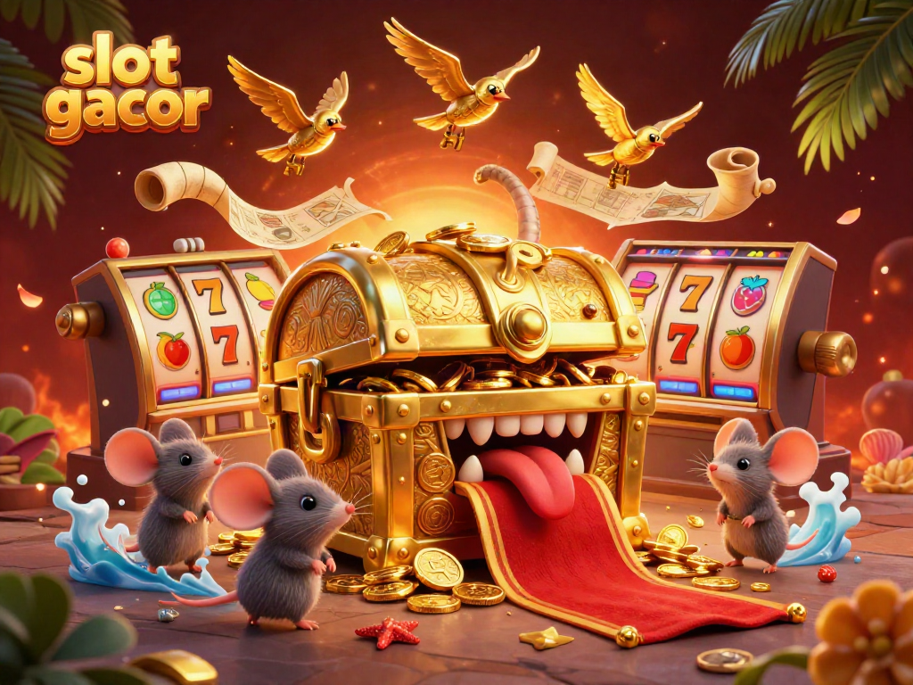 Menggoda petualang untuk bermain slot gacor dengan grafis cerah dan warna yang mencolok.
