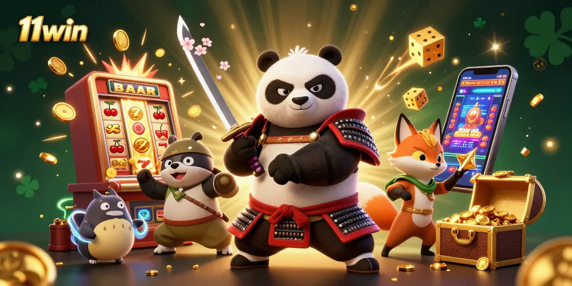 Spin the reels at 11win and experience a jackpot explosion with vibrant casino characters!