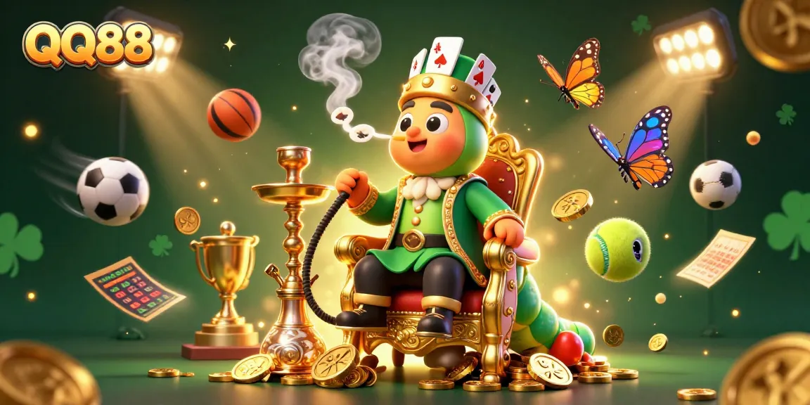 Experience QQ88's dynamic sports betting scene with vibrant characters and thrilling elements
