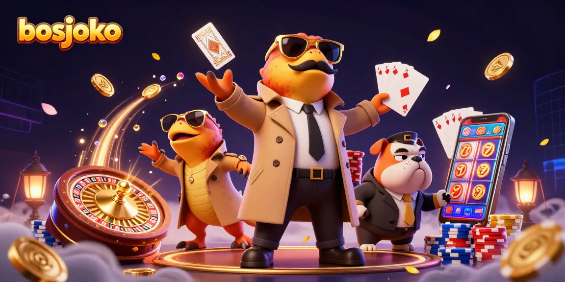 Bermain di bosjoko dengan slot menguntungkan dan suasana kasino yang menarik.
