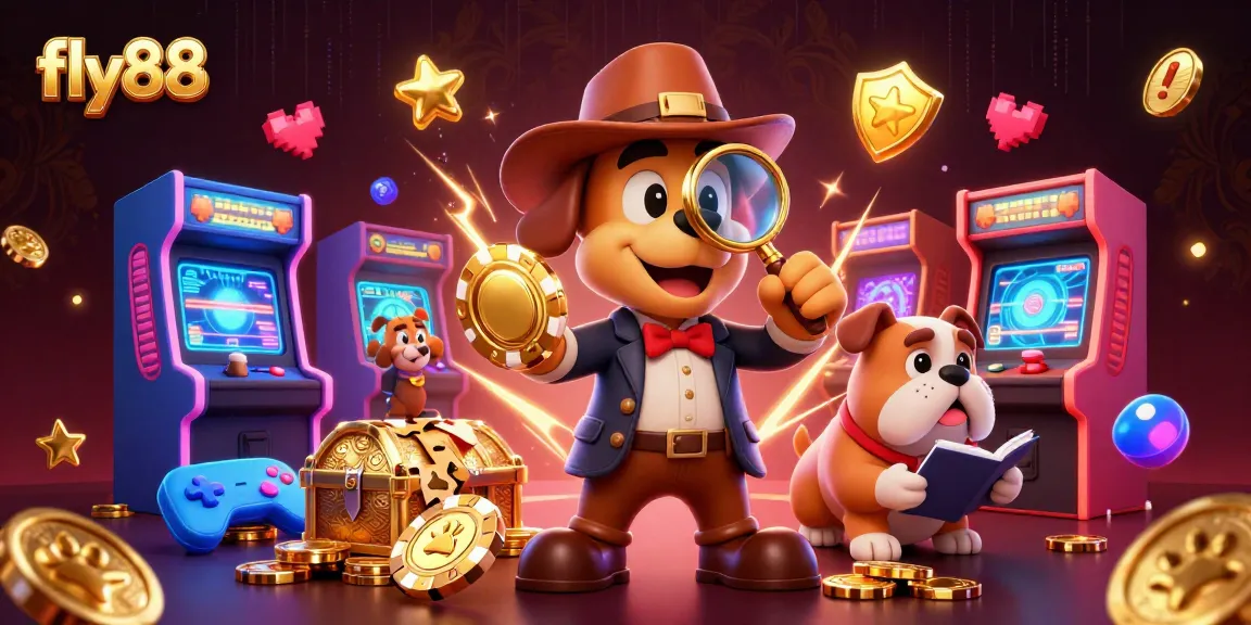 Discover thrilling adventures at fly88 as a detective uncovers poker chip clues in an exciting casino.