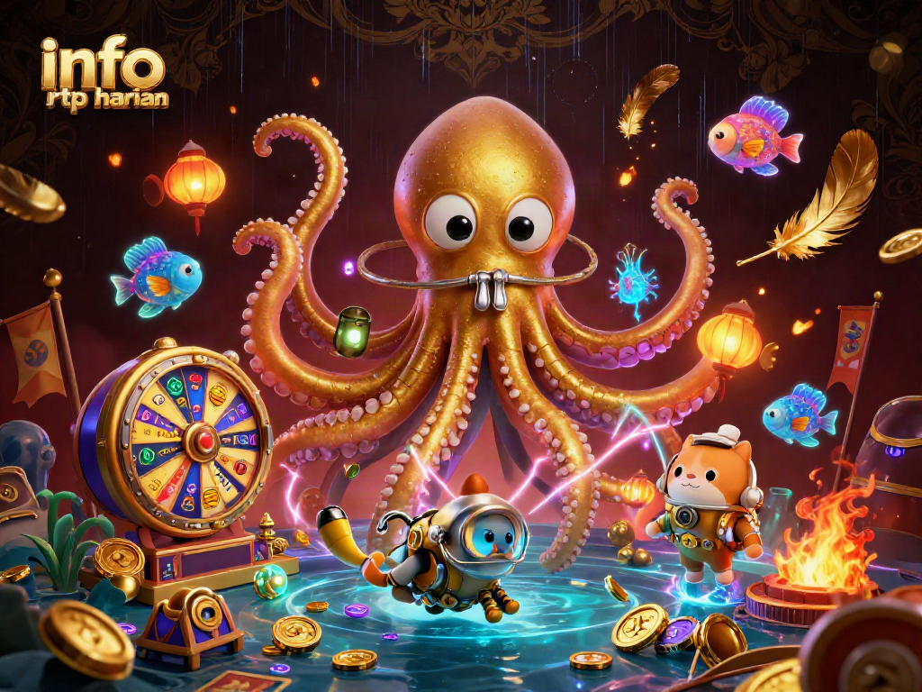 Play with winning odds and enjoy the info rtp harian on dynamic slot reels in a vivid treasure scene.