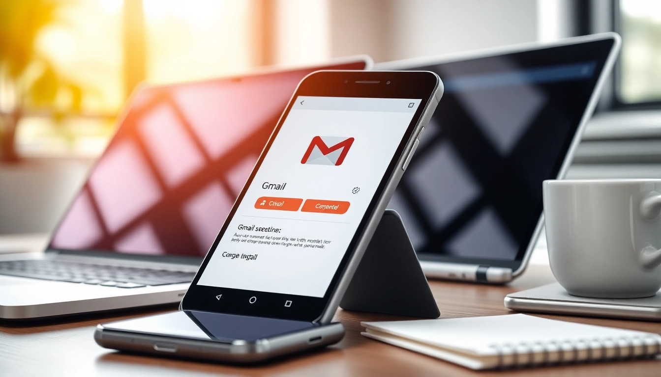 在现代环境中下载gmail下载应用程序界面的专业显示