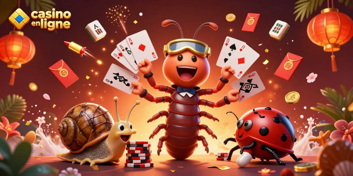 Jouez à des jeux captivants sur un casino en ligne, avec des personnages amusants et une ambiance festive.